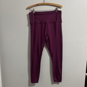 FP Movement by Free People Plum Ruched Leggings
